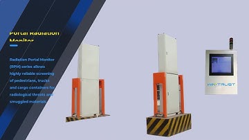 Scraps Gate passing by trucks radiation monitoring portal monitor vehicle passing