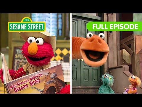 Its Dinosaur Time! Three Sesame Street Full Episodes!