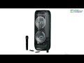 Автономна акустична система BIG150ELYSIUM USB / MP3 / FM / BT / TWS + 2pcs VHF mic