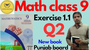 Representation of Numbers on a Number Line | Class 9 Math | Punjab Board New Book  | Ex 1.1 Q2