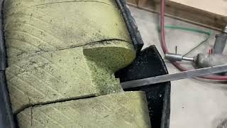Cutting Off Foam Fill Tires