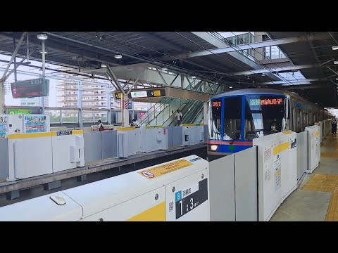 都営6300形 東急目黒線 武蔵小杉駅 発車