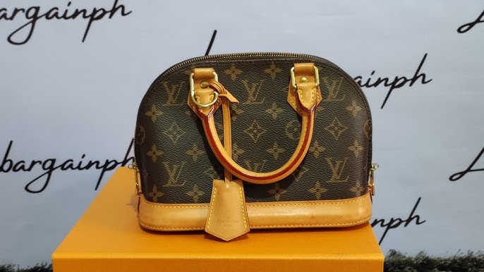 LOUIS VUITTON Damier Azur Braided Alma BB 1000612