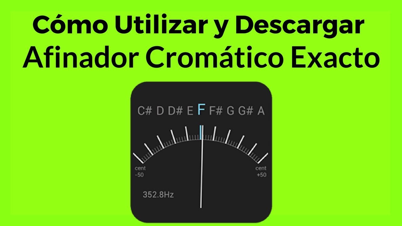 DaTuner - se usa y cómo descargar este afinador para Android - YouTube