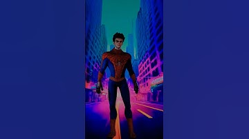 Andrew Garfield in the iconic Spider-Verse style. Created using Maya, ZBrush, Unreal Engine