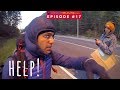 How she helped an Indian! (Toughest evening of Hitchhiking in Russia)