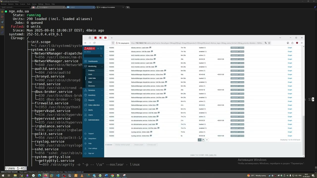 Zabbix Agent 2: Мониторинг через Passive Checks