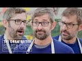 Louis Theroux jiggle jiggles in the Bake Off Tent | The Great Stand Up To Cancer Bake Off