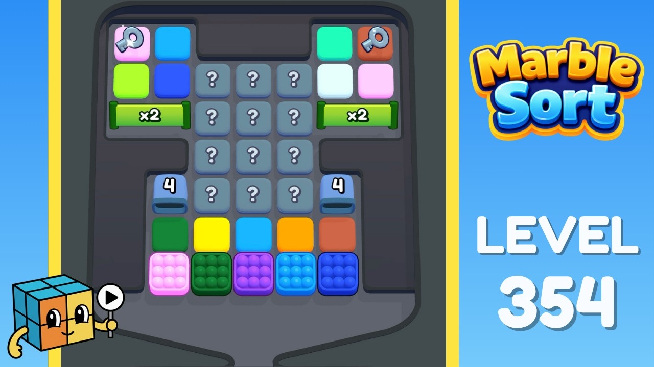 Marble Sort Level 354 (Hard) Walkthrough Solution - YouTube
