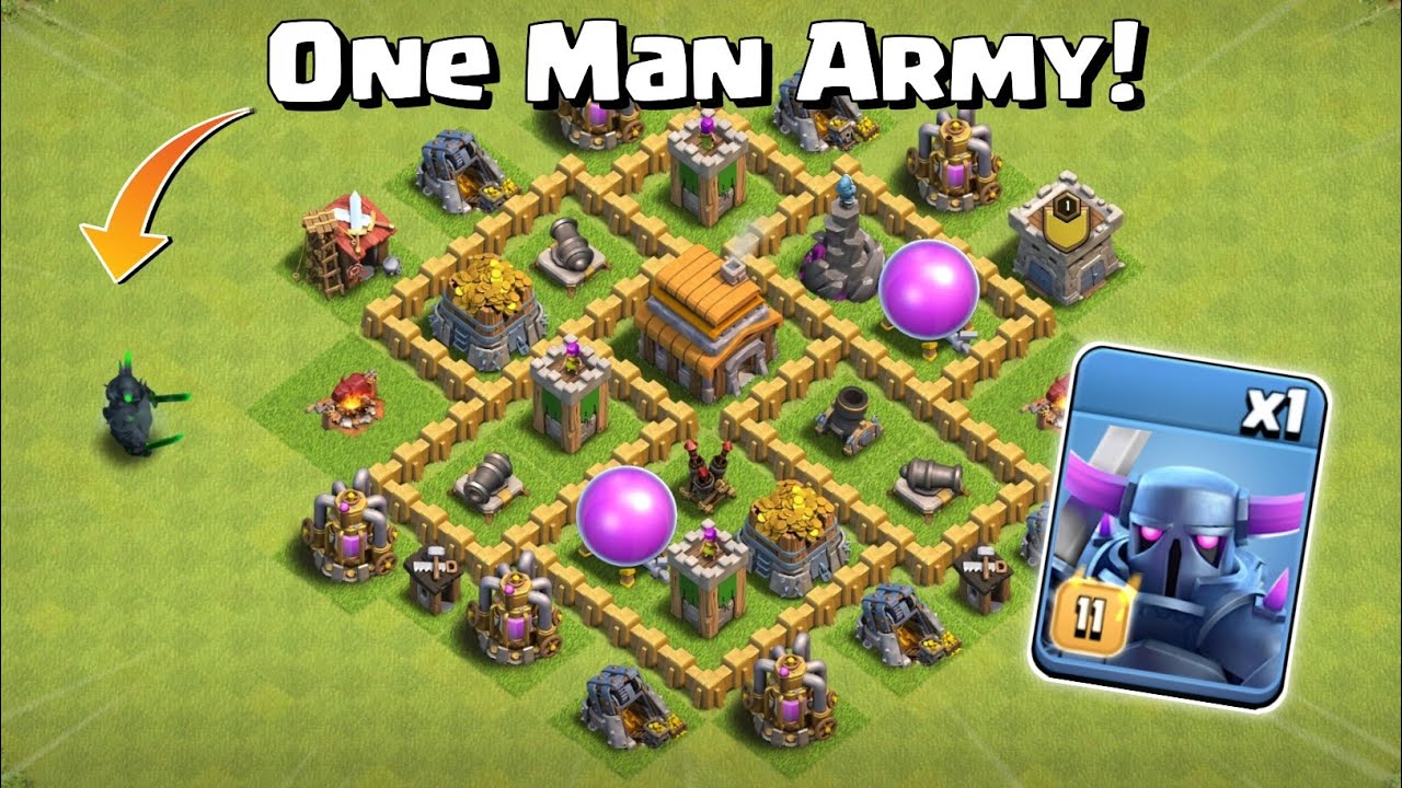 1 Max P.E.K.K.A VS Every TownHall | Clash of Clans