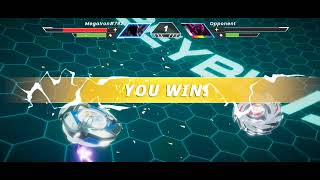 Beyblade x app Dagger Dran vs Fox Brush J