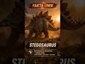 FAKTA UNIK STEGOSAURUS #faktahewan #faktaunik #stegosaurus #wildlife #animals #shortvideo #shorts
