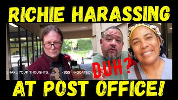 Lil Richie valt mensen lastig bij het postkantoor!