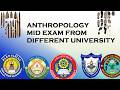 ANTHROPOLOGY MID EXAM FROM DIFFERENT UNIVERSITY/ WHAT IS THE MOST REPEATED ANTHRO QUESTIONS