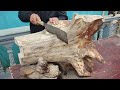 Incredible And Creative Woodworking Talent On A New Level // Recycle Wood From Discarded Tree Stumps