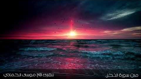 تلاوة طيبة من سورة النحل || للقارئ الأخ موسى الحمادي||