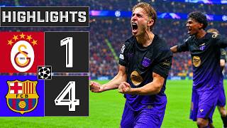 Galatasaray vs Barcelona 1-4 Highlights | UEFA Champions League