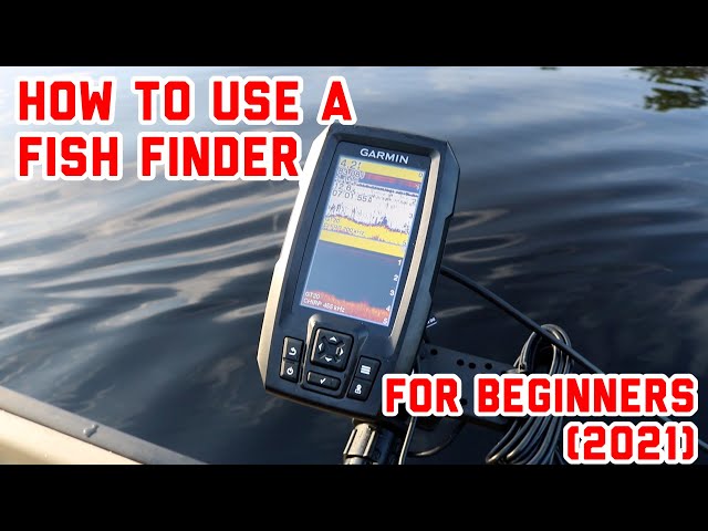 How To Use a Fishfinder For Beginners! (Garmin Striker Plus 4CV) 