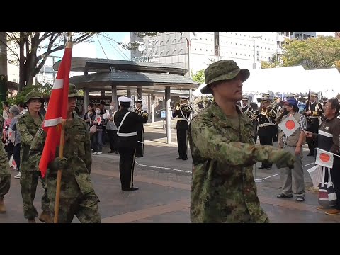 2024 11.4】海自・佐世保音楽隊 演奏「陸軍分列行進曲」佐世保自衛隊