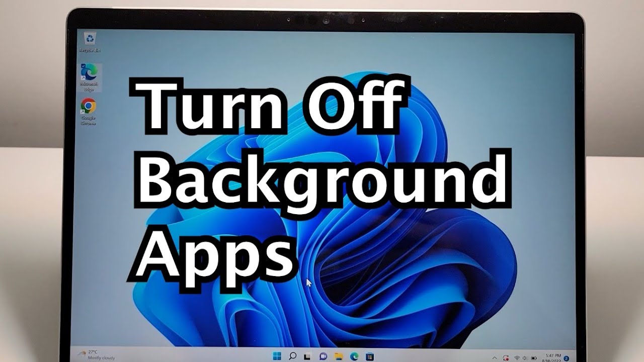 How to Turn OFF Background Apps on Windows 11 PC (Easy) YouTube