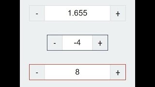 Web Design - Coding - CSS  Incremental increase decrease number values