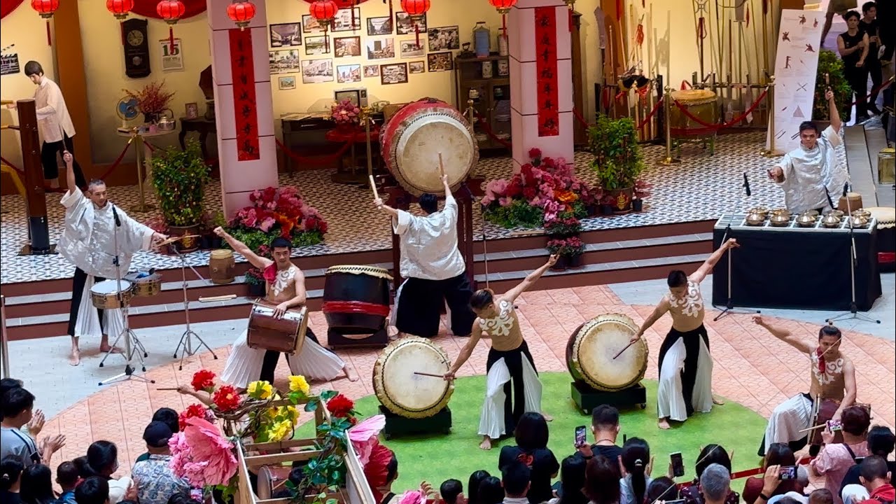 CNY 2024 🐲 Drum Performance by Hands Percussion Malaysia @ 1 Utama
