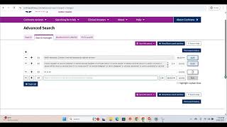 Literature Review - Searching the Cochrane Library