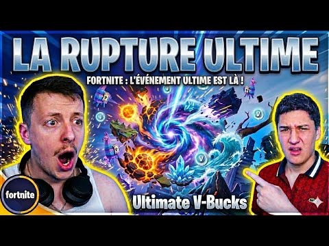 LA FIN DE FORTNITE ?! ON REAGIT A LA RUPTURE ULTIME EN LIVE !🤯