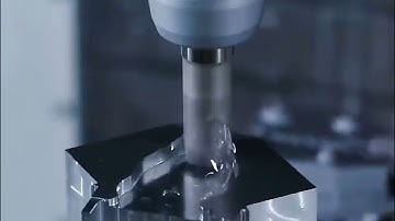 CNC machining process of automobile engine block.