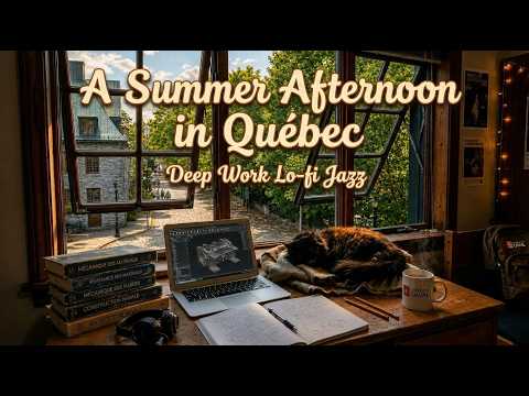 Summer Afternoon Lo-fi Jazz Session for Deep Focus | Québec City