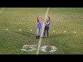 The Sparks Sisters performing &quot;National Anthem&quot; at Benicia High Homecoming Game