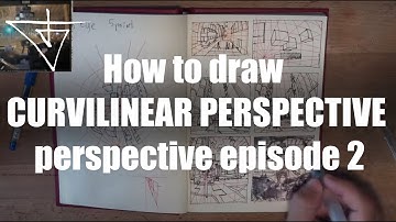 How to draw curvilinear perspective  Perspective episode 2