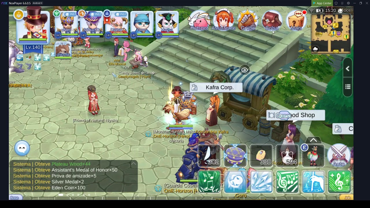 solar trouvere ragnarok mobile Farming in mini chef YouTube