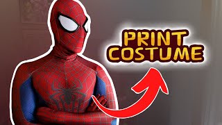 How To Order A SpiderMan Costume Off PrintCostumes.com aka Zentai Zone