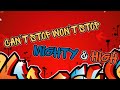 Can't Stop Won't Stop - Mighty & High (kinetic typography 60fps)