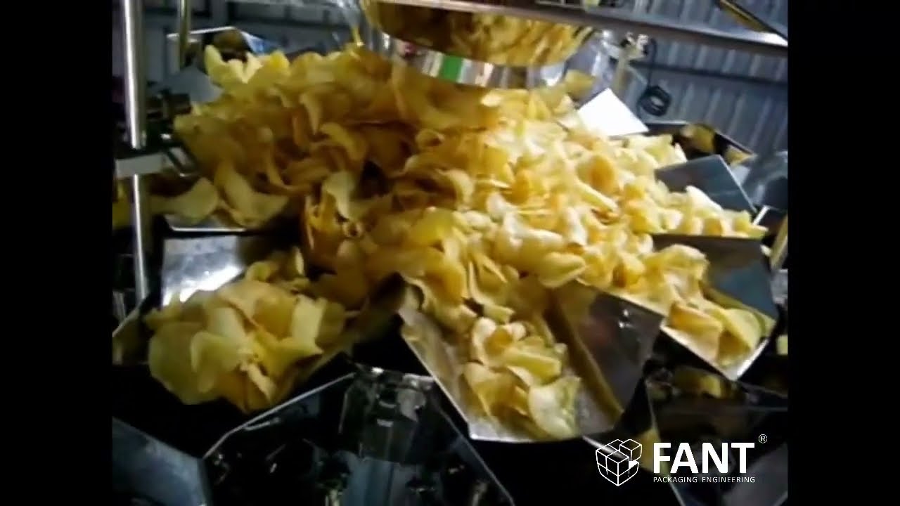 Potato Chips Combination Scale Weighing Packing Machine