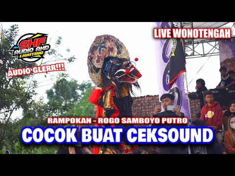 SHAFIRA AUDIO | Rampak Barong Jaranan ROGO SAMBOYO PUTRO Live Wonotengah Purwoasri 2024