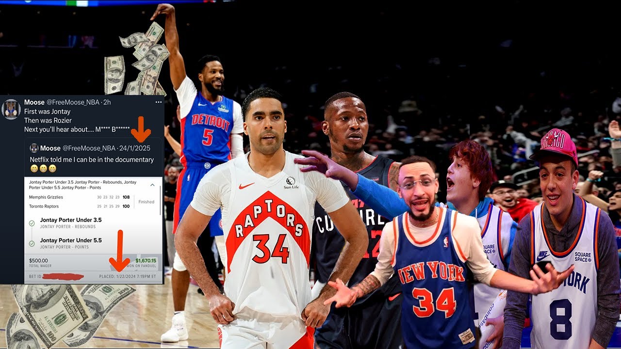 How Malik Beasley & Jontay Porter Gambling Ring Was Exposed By 3 Fans On Knicks Twitter Months Ahead