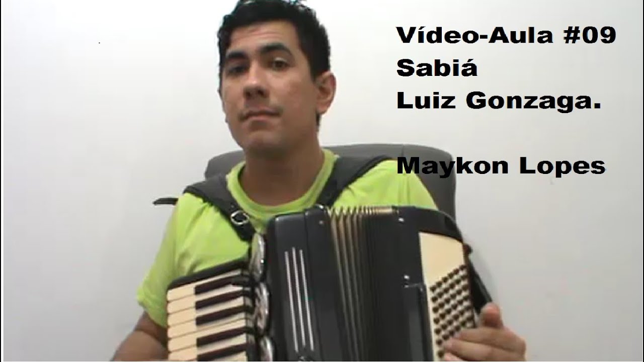Vídeo Aula Acordeon/Sanfona #09 Maykon Lopes
