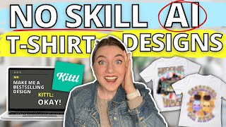 THIS WILL CHANGE EVERYTHING! How to Use AI to Create T-Shirt Designs for Print on Demand