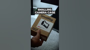 Just some new gear to make filming easier 📷 SmallRig Camera Cage