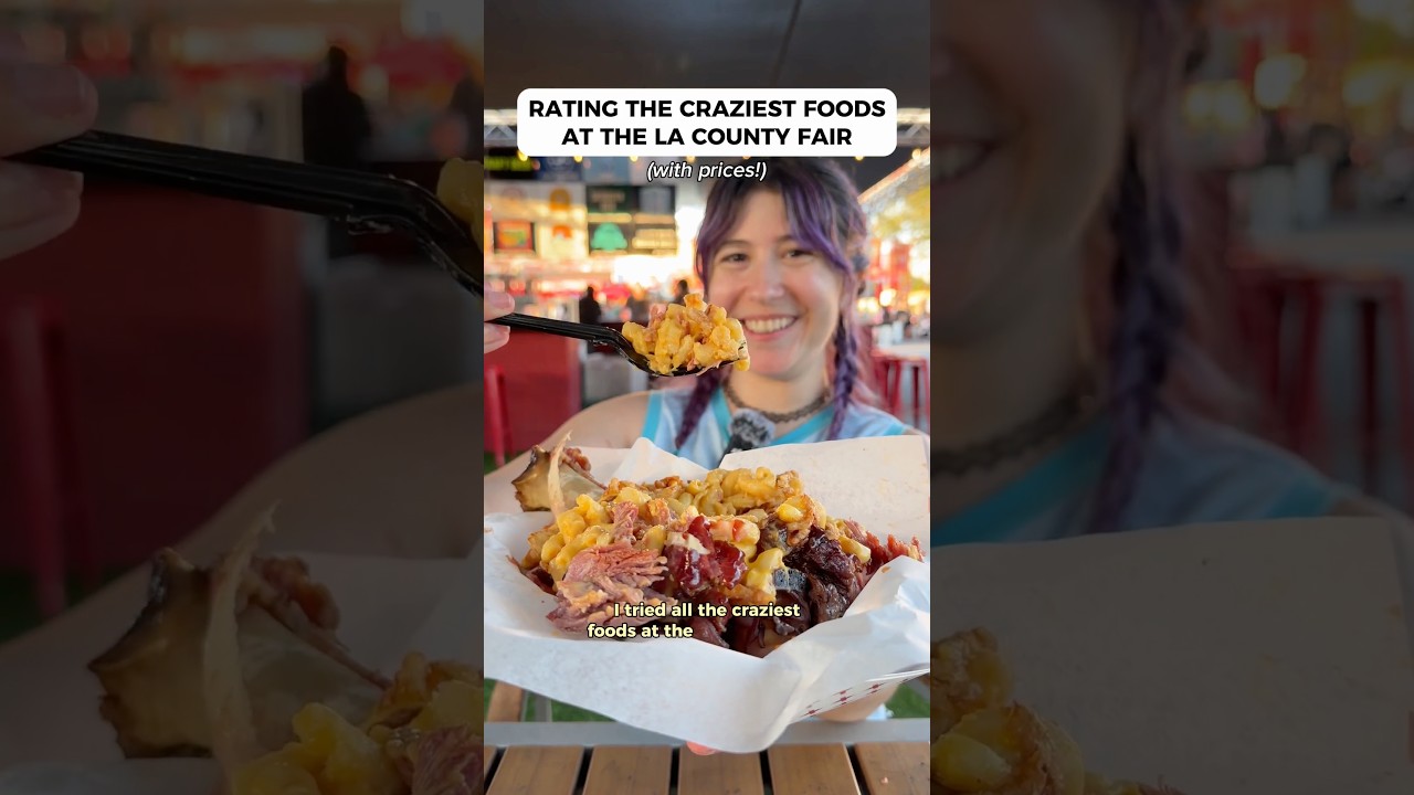 Rating all the CRAZIEST FOODS at the LA COUNTY FAIR (honest review + prices!)