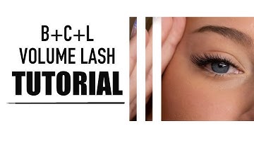 B+C+L CURL VOLUME LASHES | Lash Extension Tutorial + Mapping