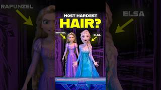 WAS ELSA’S HAIR THE HARDEST?