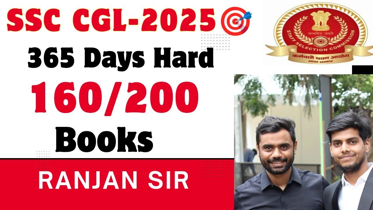How to Crack Ssc cgl 2025 In 365 Days💯SSC CGL-2025 Ssc Strategy |BOOKS ...