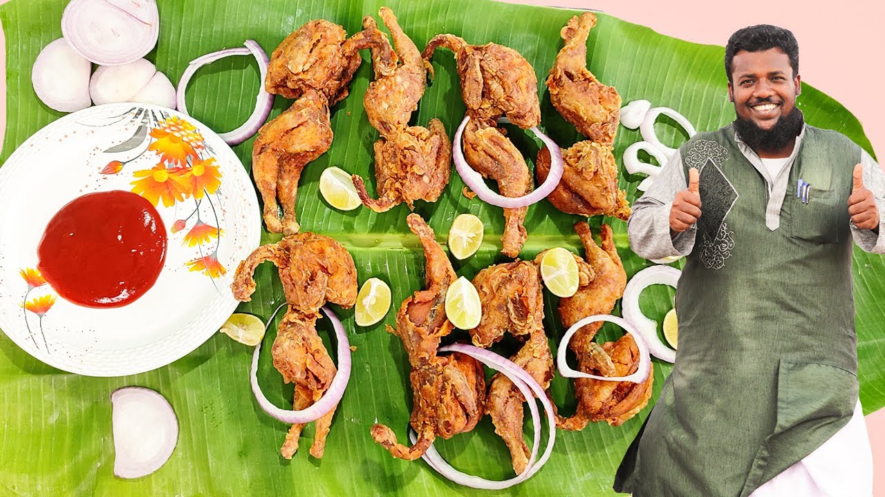 KFC style Quail Fry | 4லே பொருலிள் சூப்பரான  காடை KFC