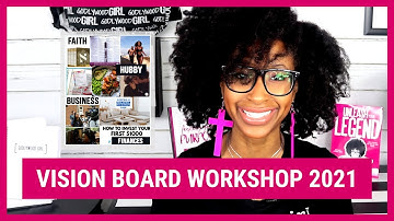 Vision Board Workshop 2021 (Christian Entrepreneur Vision Board) | Godlywood Girl TV