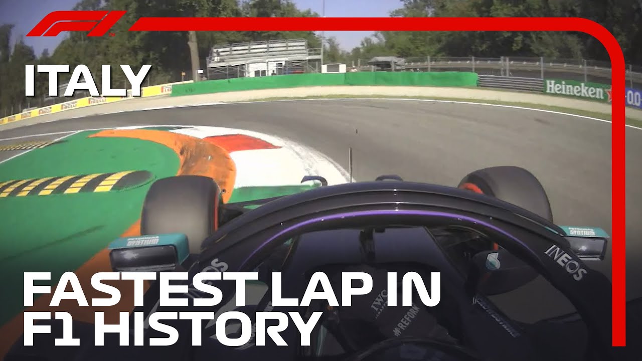 The Fastest Lap In F1 History   Lewis Hamiltons Pole Lap  2020 Italian Grand Prix  Pirelli