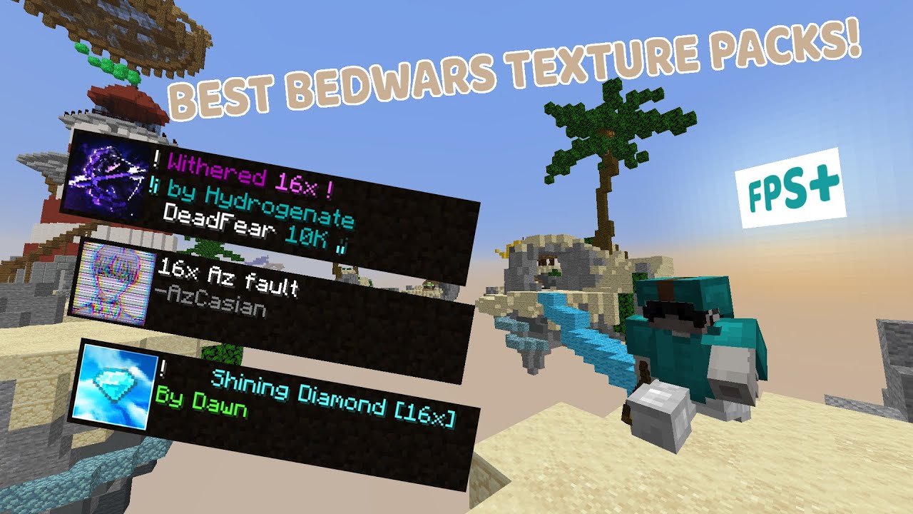 3 BEST underrated texture packs for BEDWARS | 16x default edit FPS+ ...