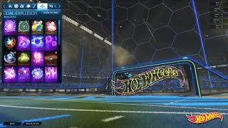Rocket League - Hot Wheels - Rarest goal explosion in the game, finally!